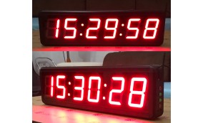 Đồng hồ led siêu sáng - 6 số - trong nhà